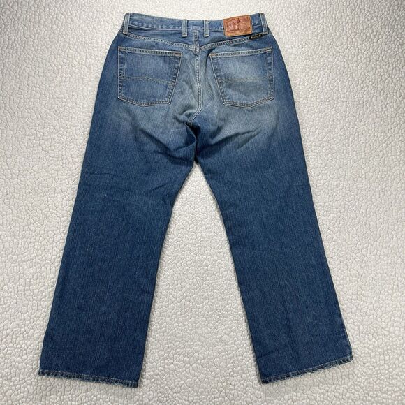 Lucky Brand Dungarees Bootcut Jeans Men’s 32 (Actual 30x28) Western Workwear Y2K - Picture 3 of 14